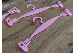 Вішалка прищіпка для білизни на 25см (розова) №2